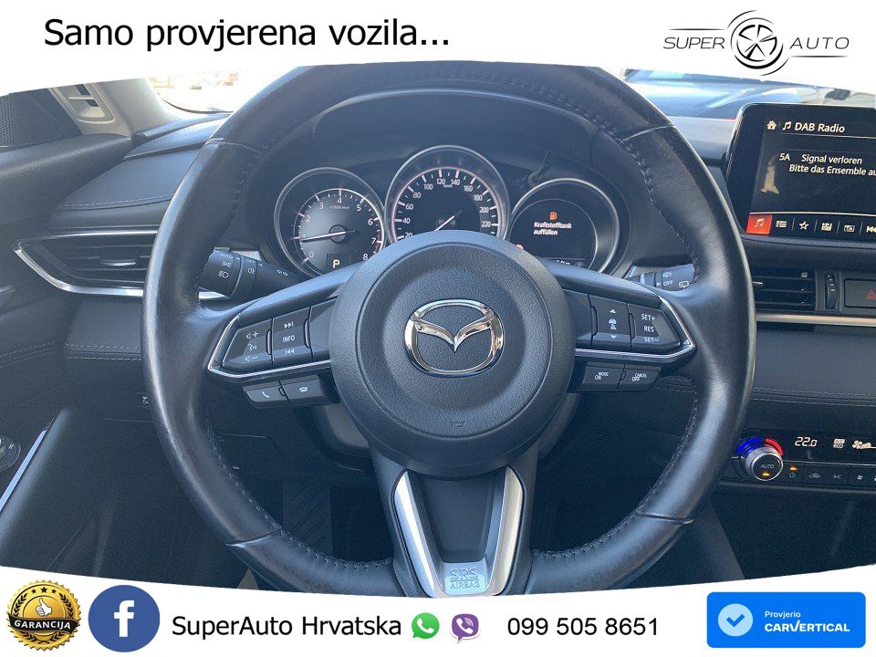 Mazda 6 Sport Combi 2.0 SKYACTIV-G (165 KS) SKYACTIV-Drive LED+GR SJED+ACC