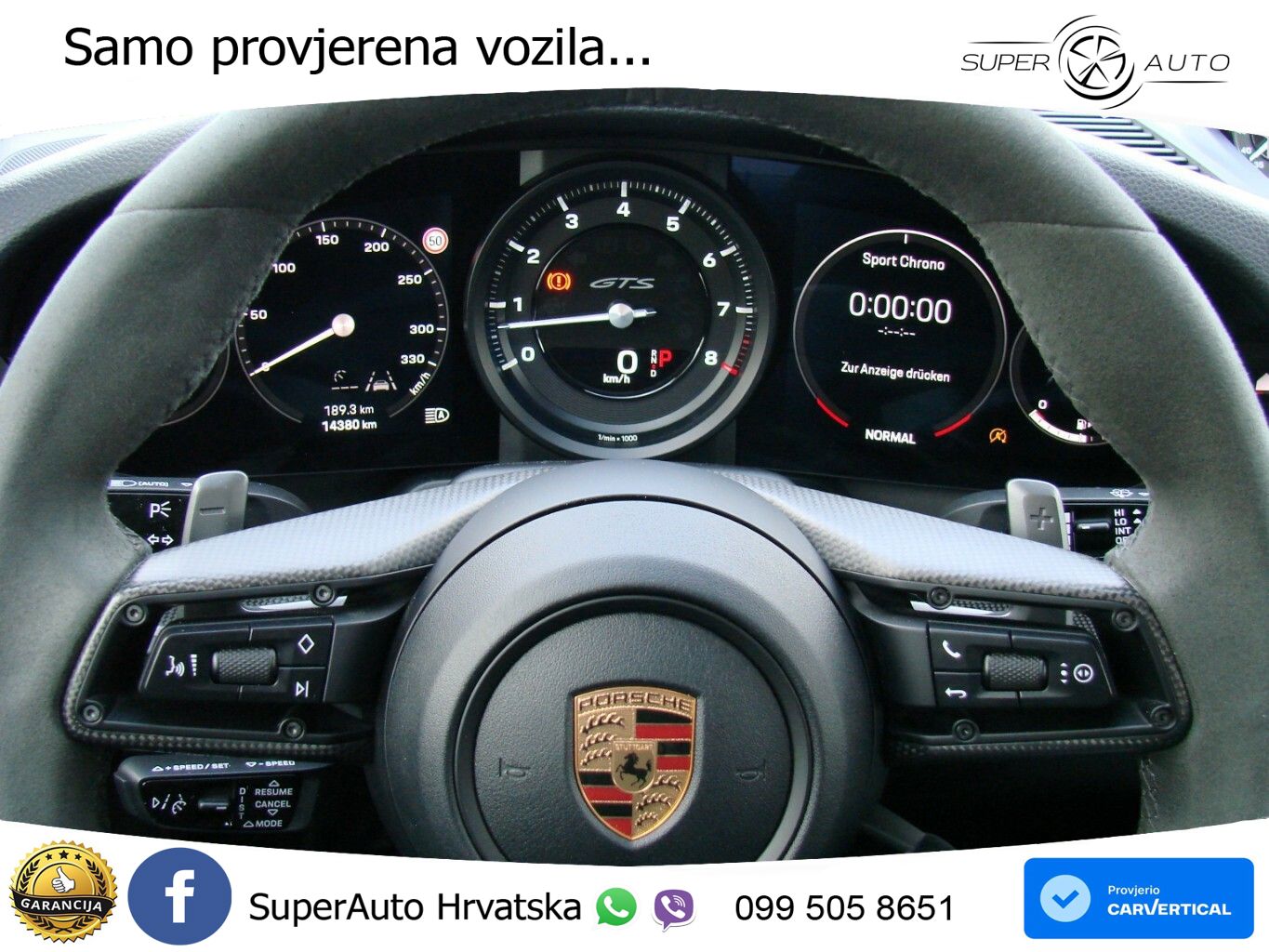 Porsche 911 Carrera GTS 3.0 (480 KS) PDK LED+ACC