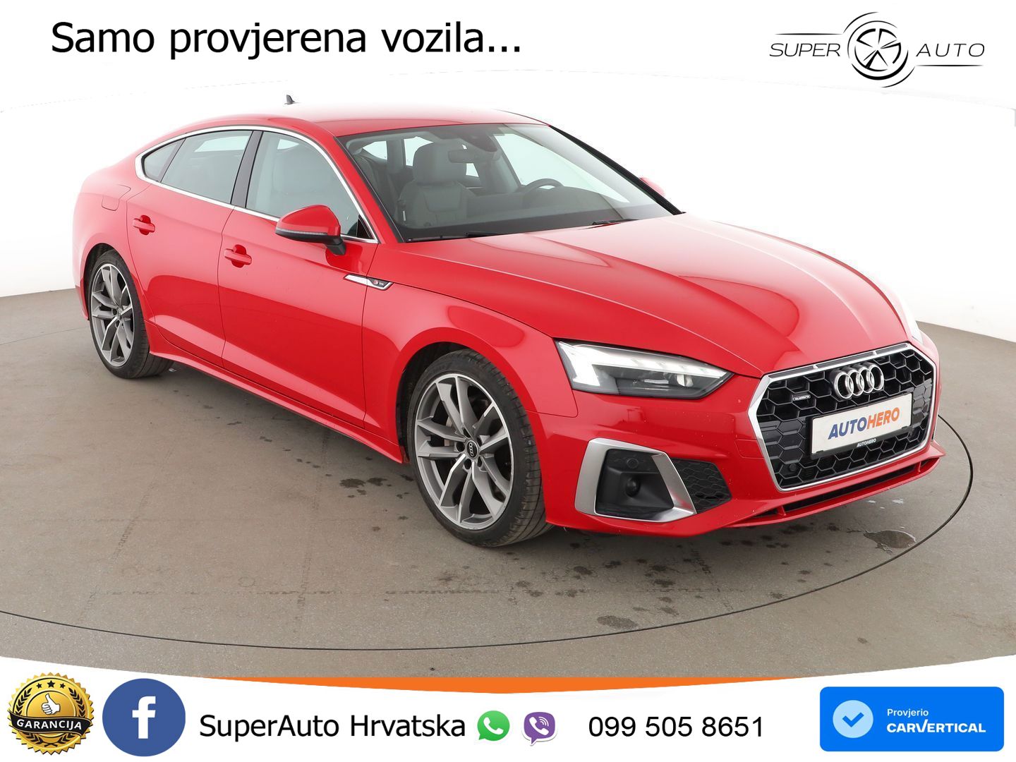 Audi A5 Sportback 40 TDI (204 KS) quattro S tronic S line LED+GR SJED+ACC