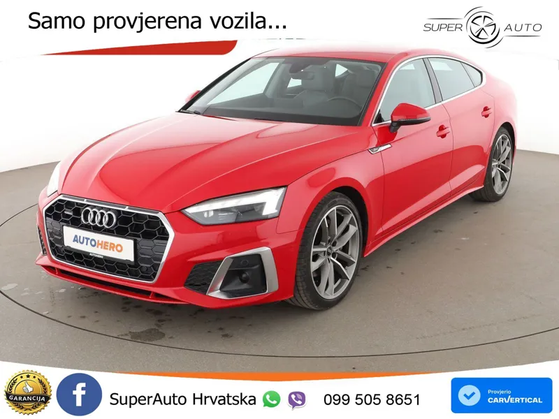 Audi A5 Sportback 40 TDI (204 KS) quattro S tronic S line LED+GR SJED+ACC