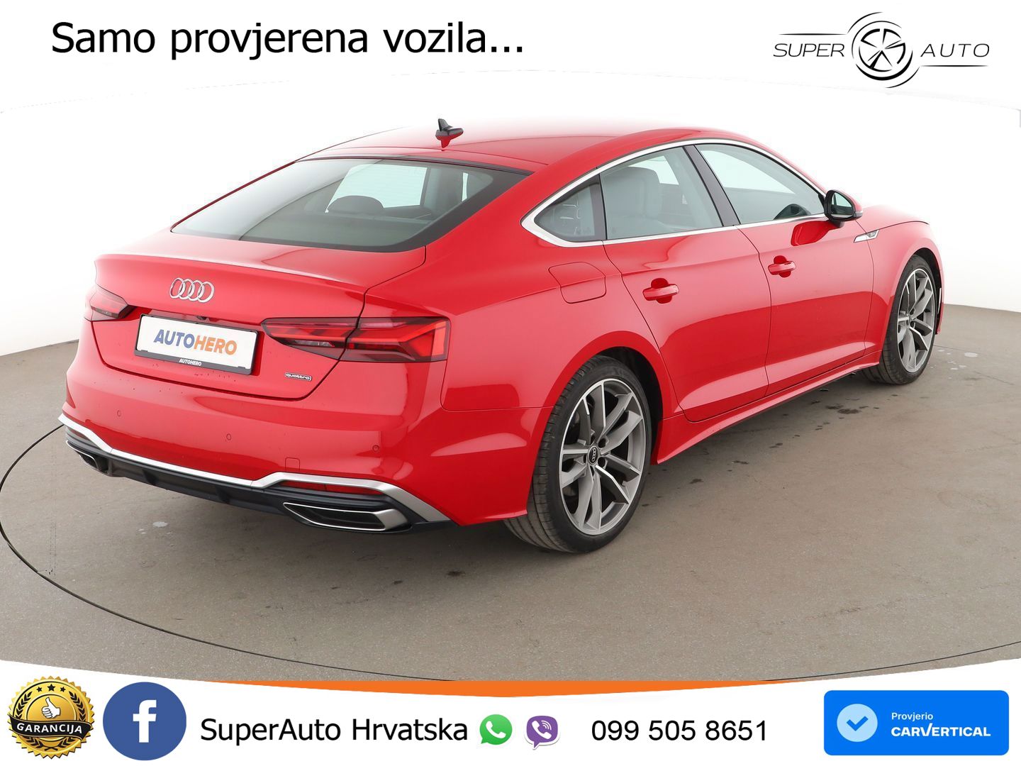 Audi A5 Sportback 40 TDI (204 KS) quattro S tronic S line LED+GR SJED+ACC
