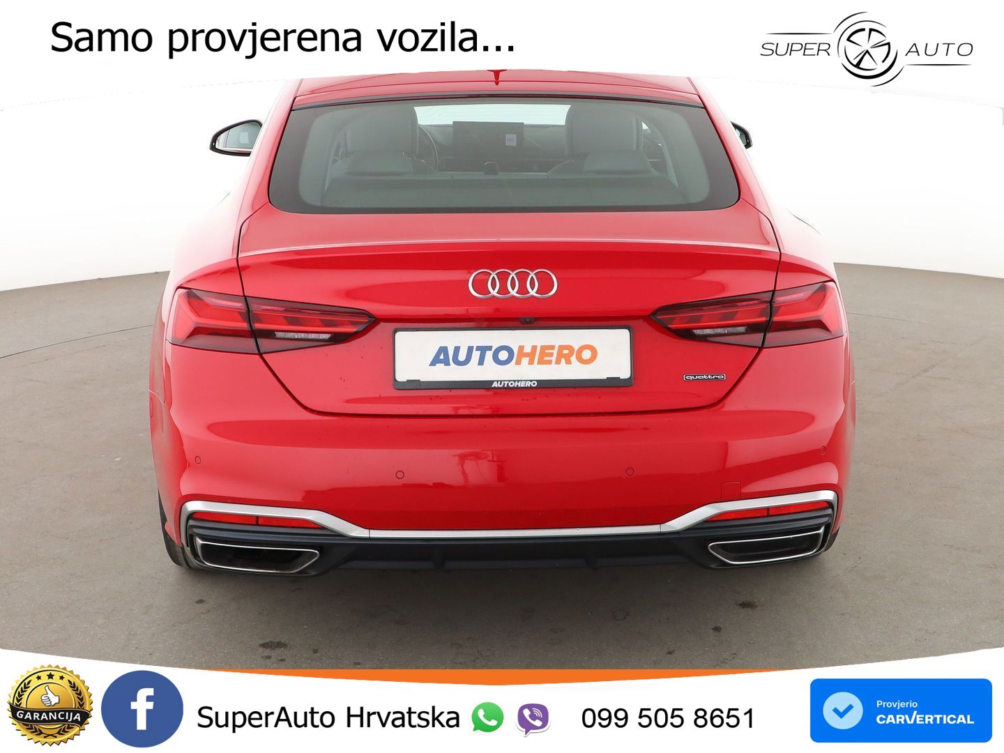 Audi A5 Sportback 40 TDI (204 KS) quattro S tronic S line LED+GR SJED+ACC