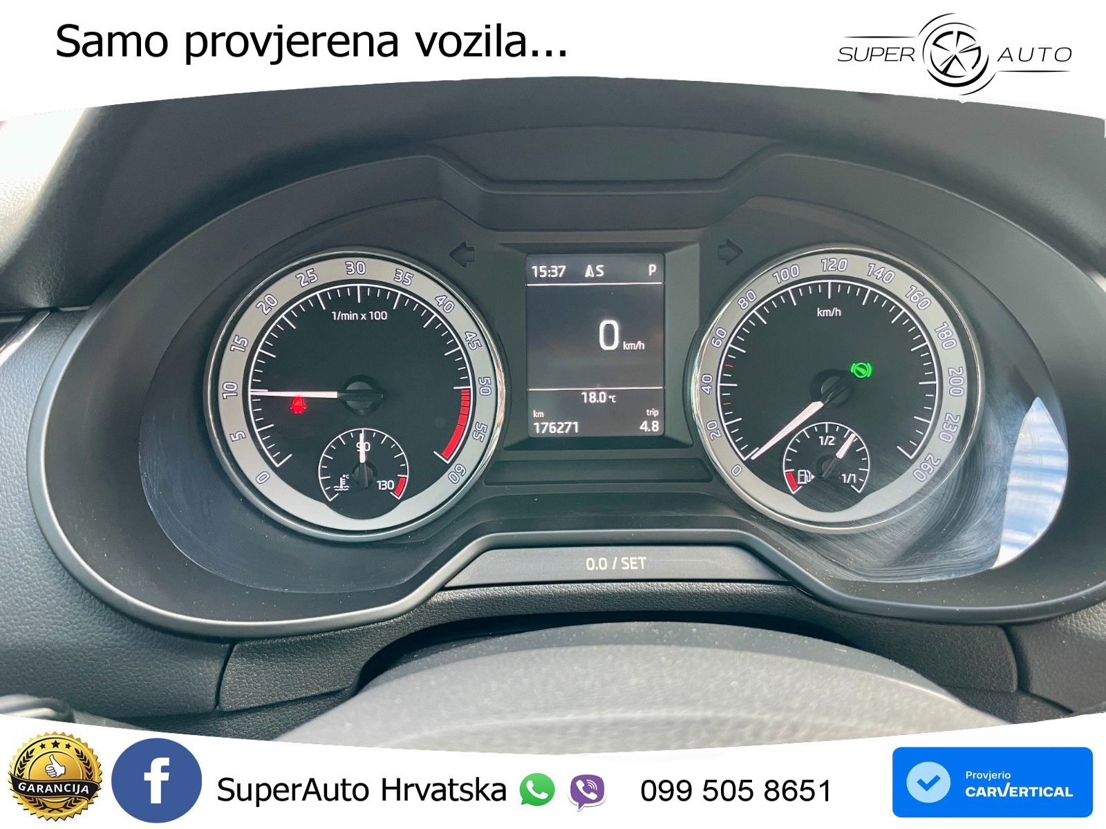 Škoda Octavia Combi 2.0 TDI (150 KS) DSG LED+GR SJED+ACC