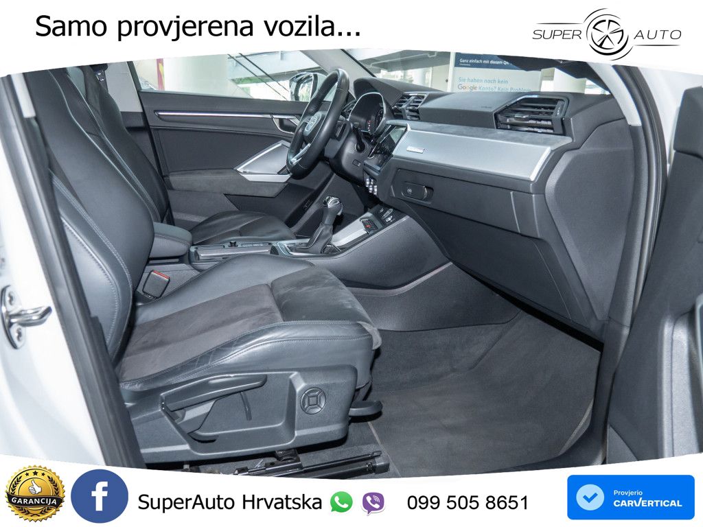 Audi Q3 Sportback 40 TDI (190 KS) quattro S tronic S line LED+GR SJED+ACC