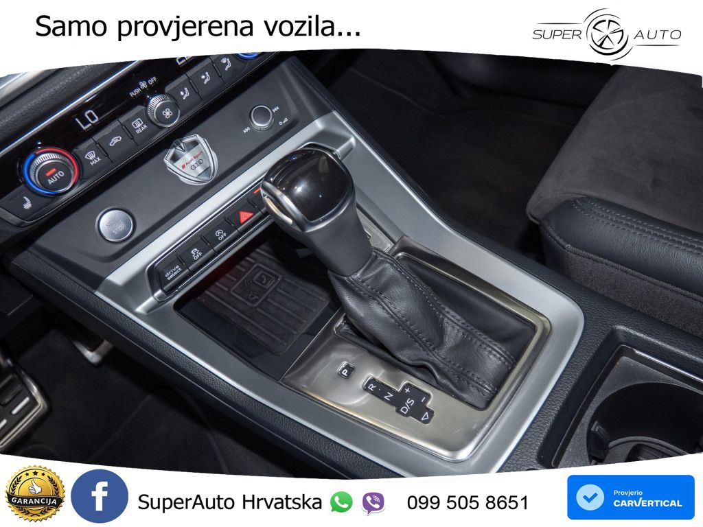 Audi Q3 Sportback 40 TDI (190 KS) quattro S tronic S line LED+GR SJED+ACC