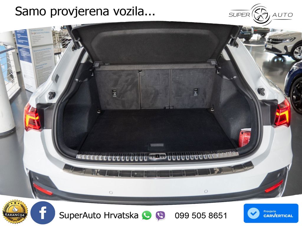 Audi Q3 Sportback 40 TDI (190 KS) quattro S tronic S line LED+GR SJED+ACC