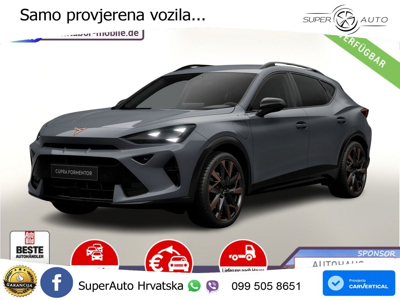 Cupra Formentor 1.5 TSI (204 KS) e-Hybrid DSG LED+ACC