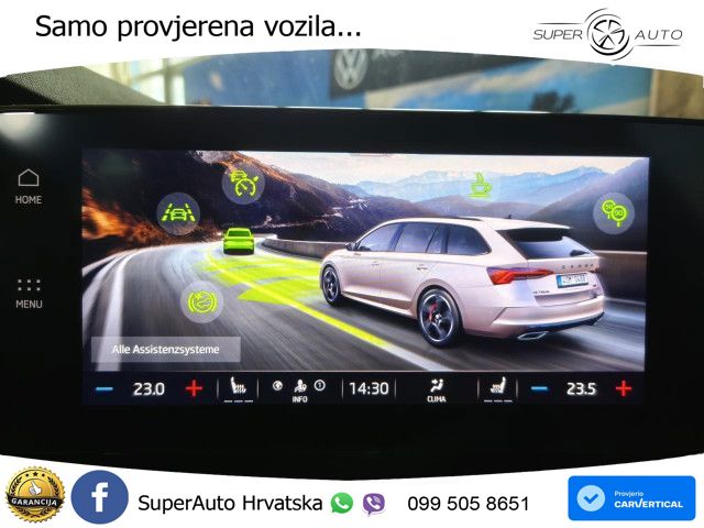 Škoda Octavia Combi RS 2.0 TDI (200 KS) DSG LED+GR SJED+ACC