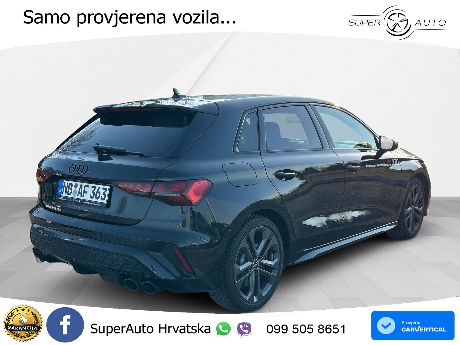 Audi S3 2.0 TFSI (333 KS) quattro S tronic MATRIX+GR SJED+KAM