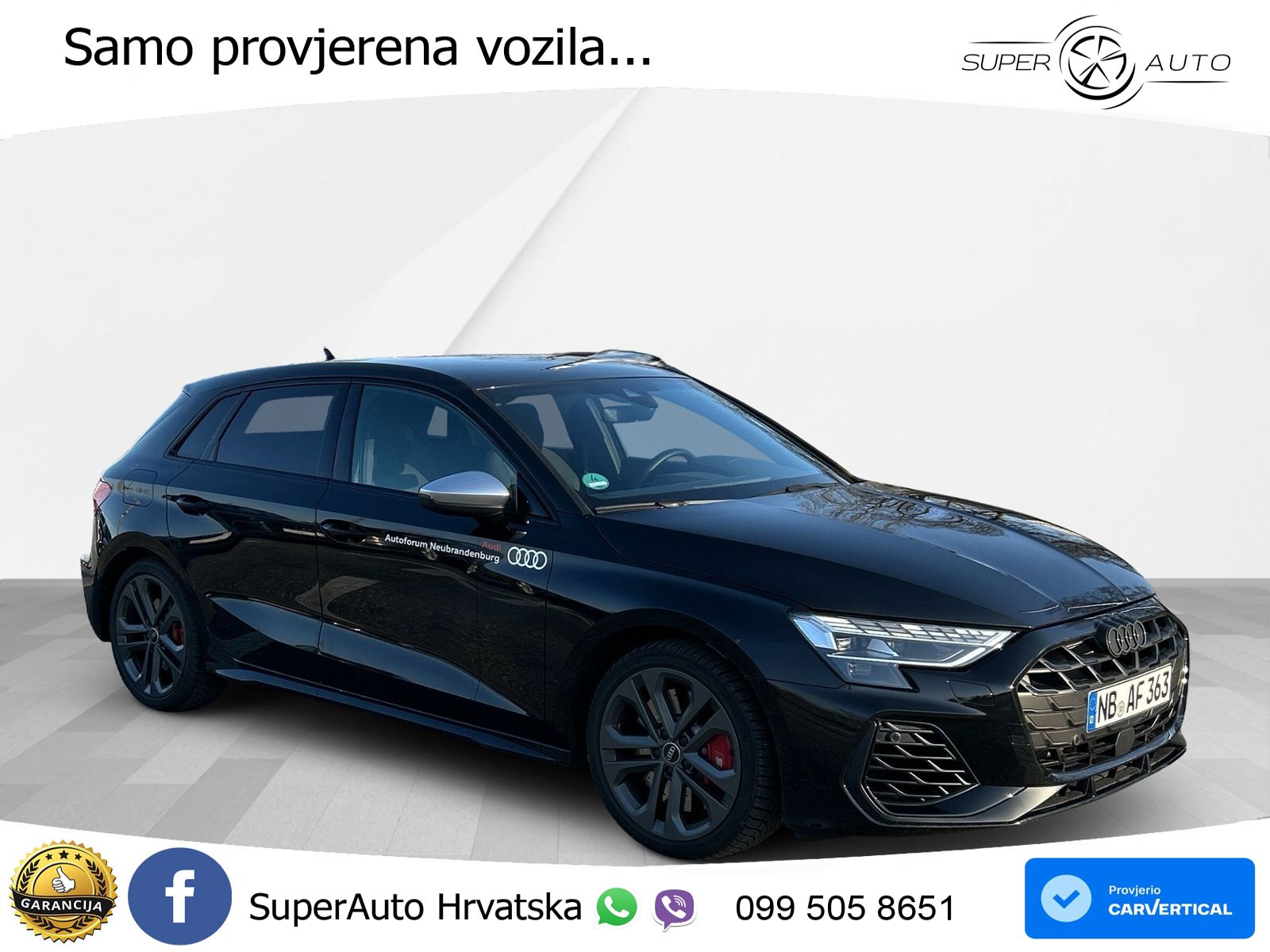 Audi S3 2.0 TFSI (333 KS) quattro S tronic MATRIX+GR SJED+KAM