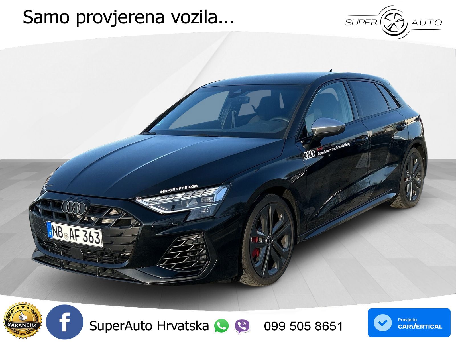 Audi S3 2.0 TFSI (333 KS) quattro S tronic MATRIX+GR SJED+KAM