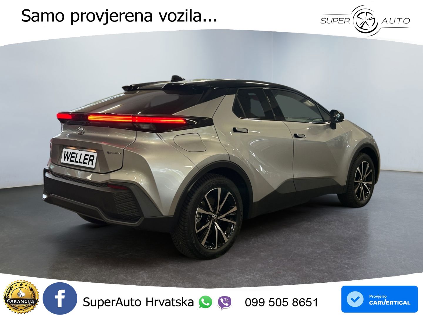 Toyota C-HR 2.0 (223 KS) PHEV e-CVT Teamplayer LED+GR SJED+ACC