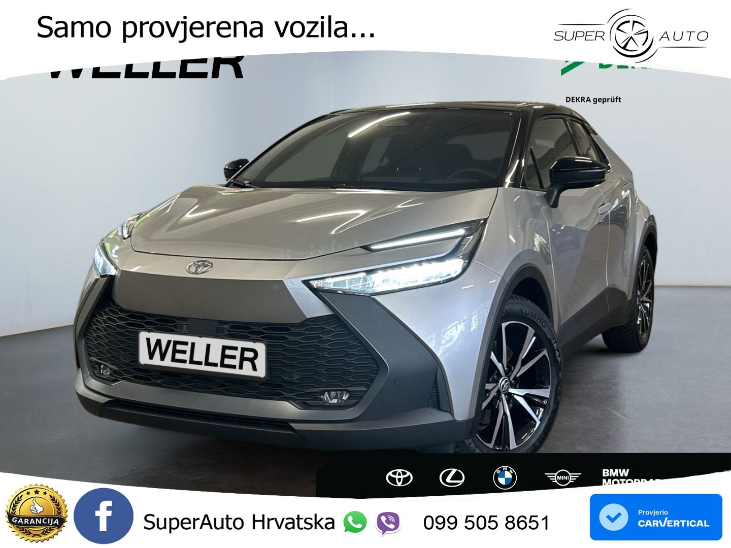 Toyota C-HR 2.0 (223 KS) PHEV e-CVT Teamplayer LED+GR SJED+ACC