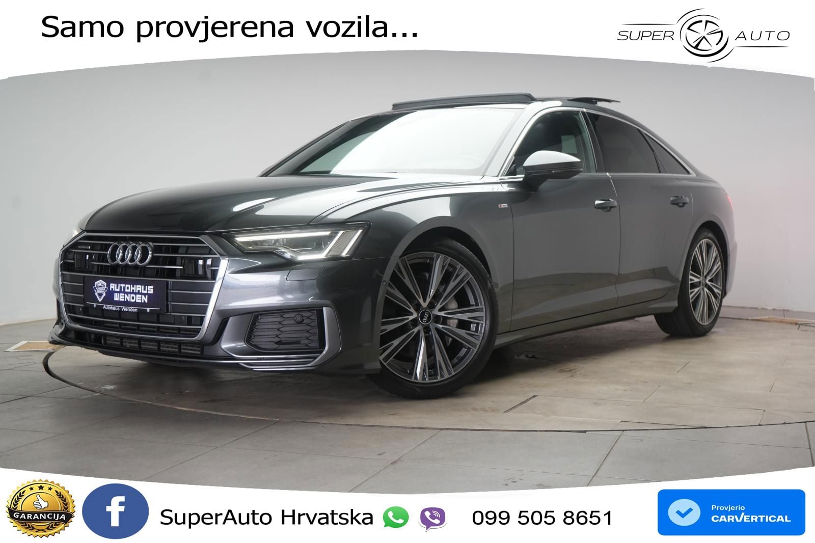 Audi A6 45 TDI V6 (231 KS) quattro Tiptronic S line LED+GR SJED+ACC