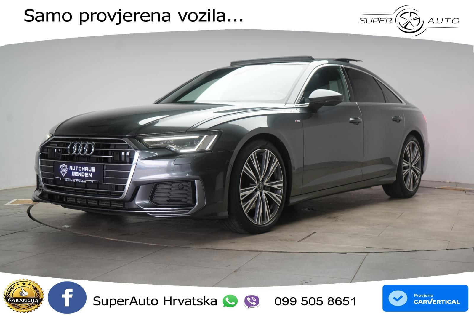 Audi A6 45 TDI V6 (231 KS) quattro Tiptronic S line LED+GR SJED+ACC