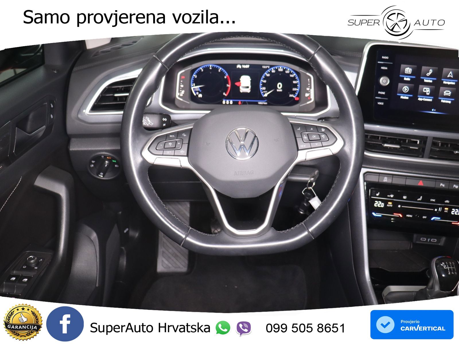 Volkswagen T-Roc 1.5 TSI (150 KS) LED+GR SJED+ACC