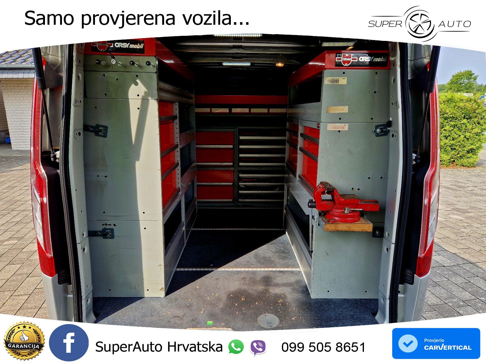Ford Transit Custom 320 | WÜRTH-Regalsystem | KAMERA 131 KS