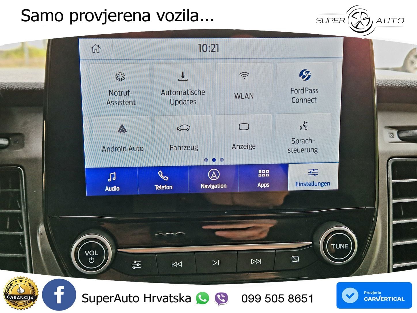 Ford Transit Custom 320 | WÜRTH-Regalsystem | KAMERA 131 KS