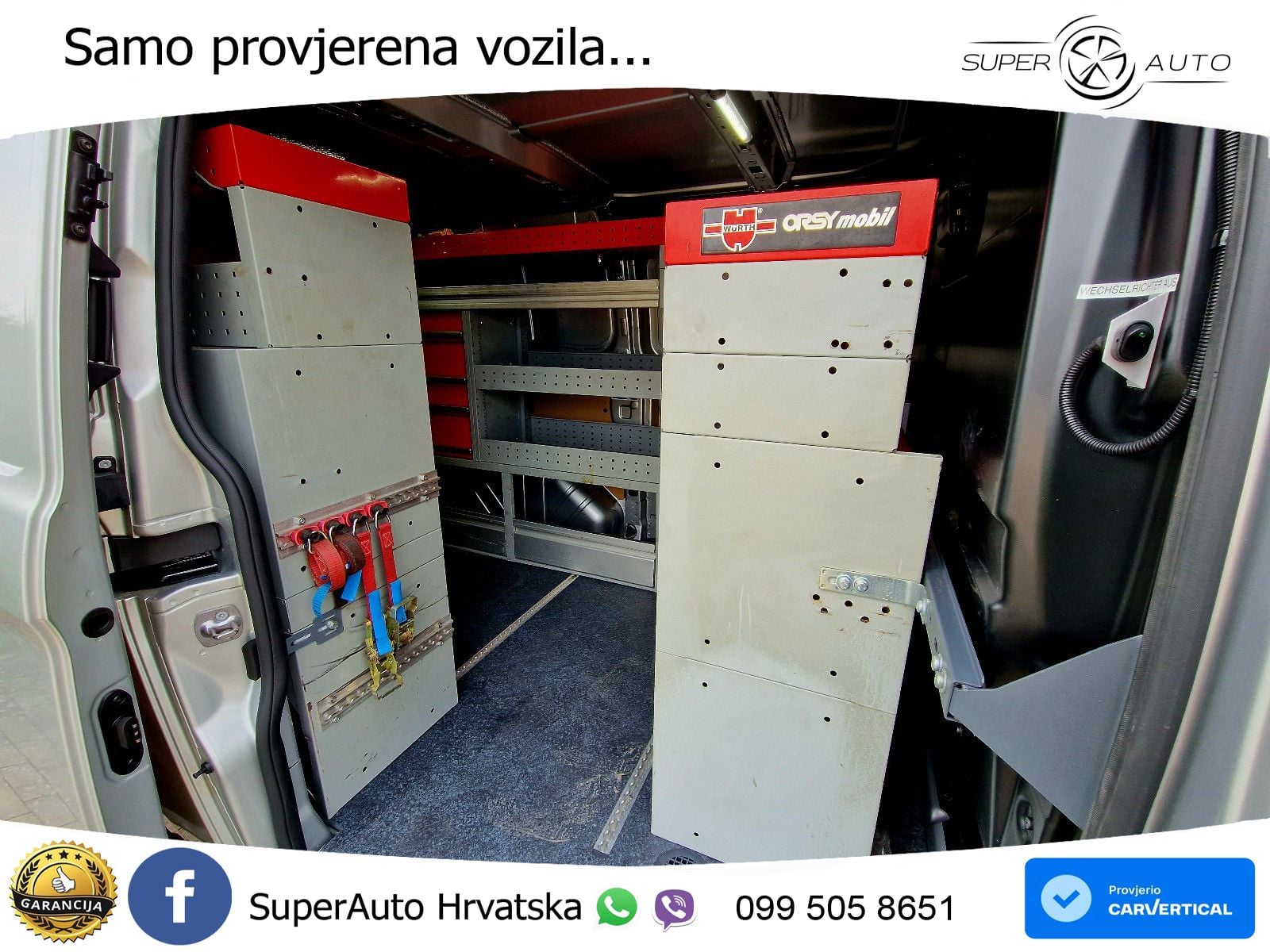 Ford Transit Custom 320 | WÜRTH-Regalsystem | KAMERA 131 KS