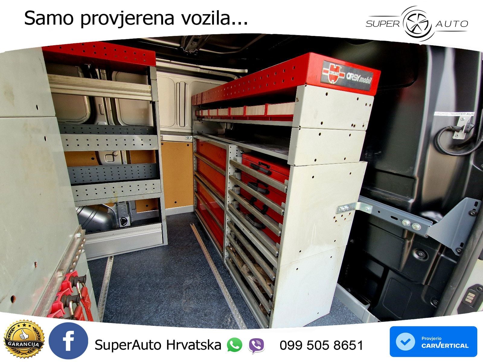 Ford Transit Custom 320 | WÜRTH-Regalsystem | KAMERA 131 KS