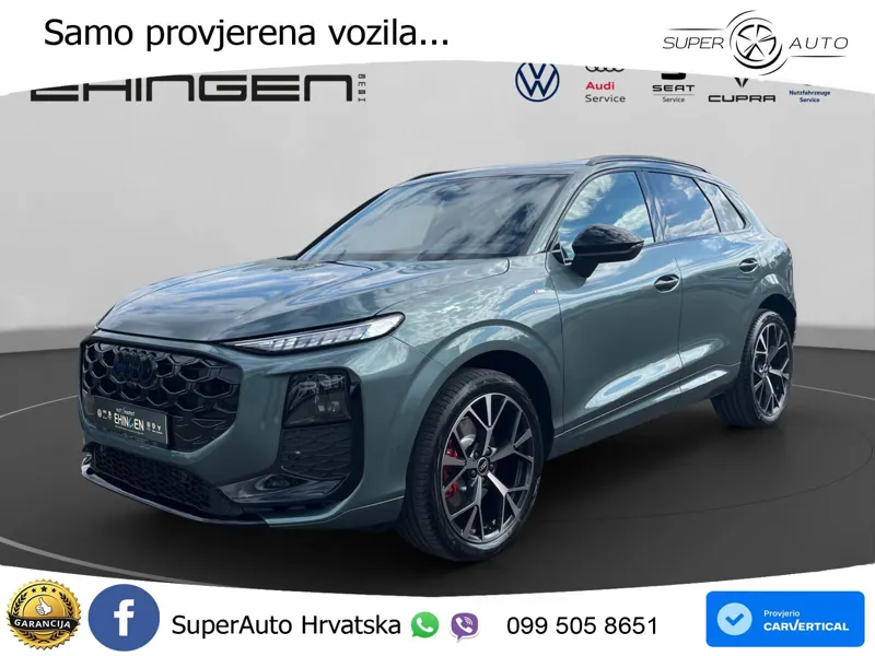 Audi Q3 2.0 TFSI (204 KS) quattro S tronic S line MATRIX+GR SJED+KAM