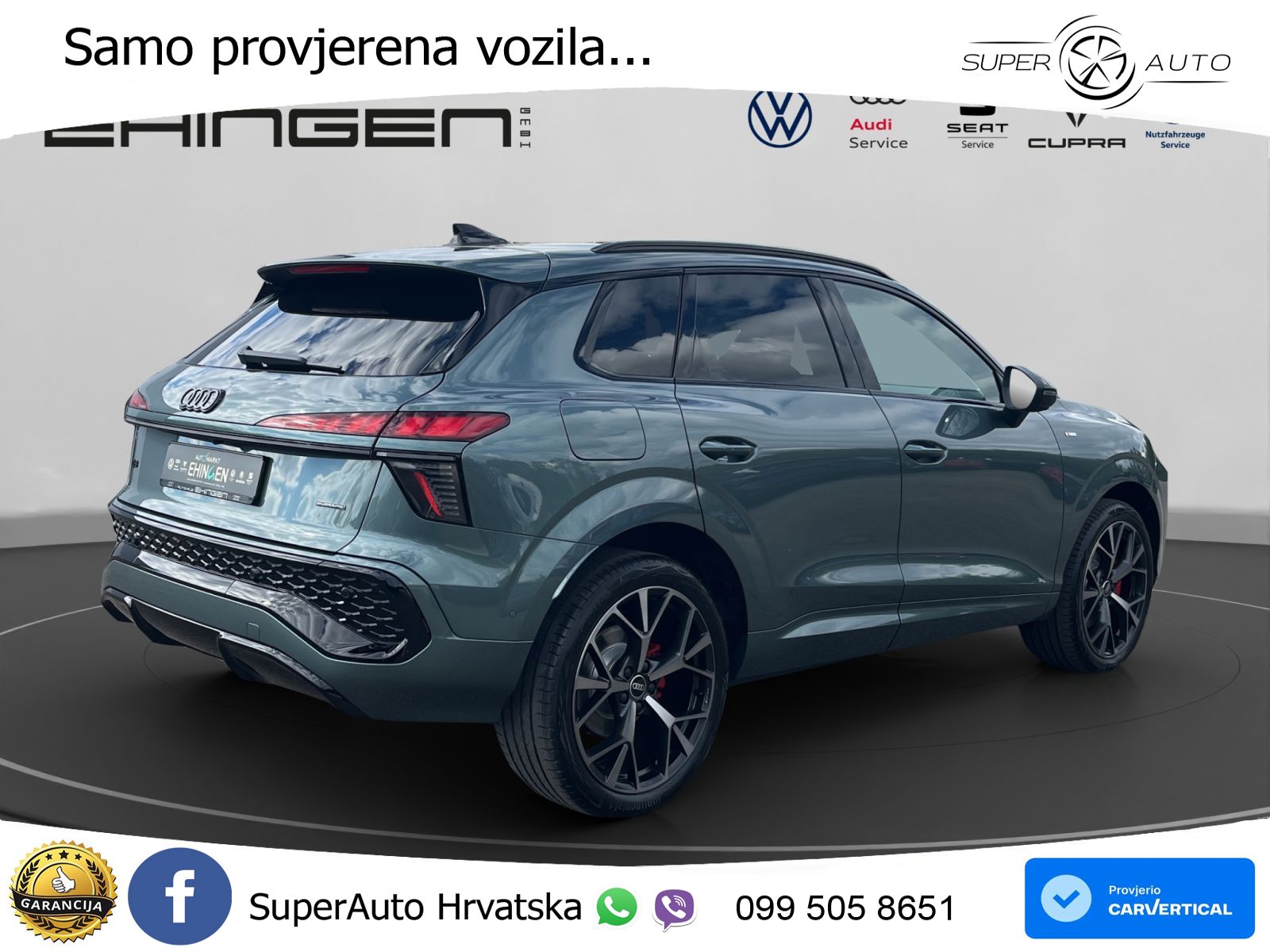 Audi Q3 2.0 TFSI (204 KS) quattro S tronic S line MATRIX+GR SJED+KAM