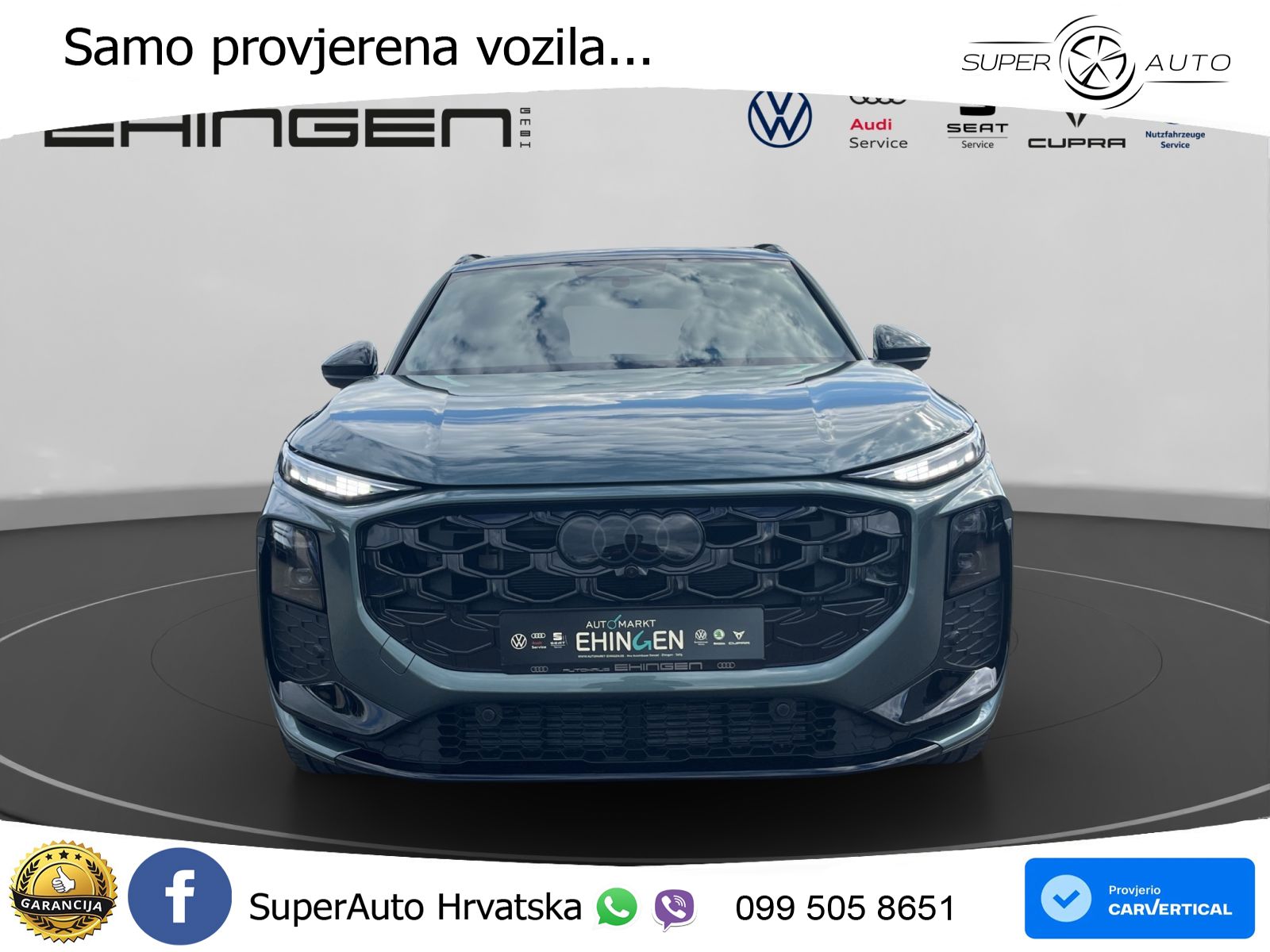 Audi Q3 2.0 TFSI (204 KS) quattro S tronic S line MATRIX+GR SJED+KAM