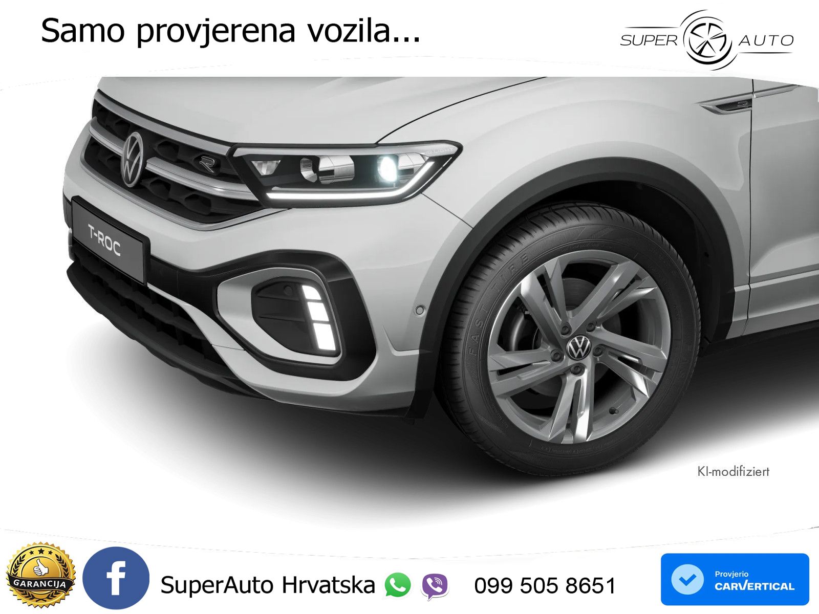 Volkswagen T-Roc 1.5 TSI (150 KS) R-Line LED+GR SJED+ACC