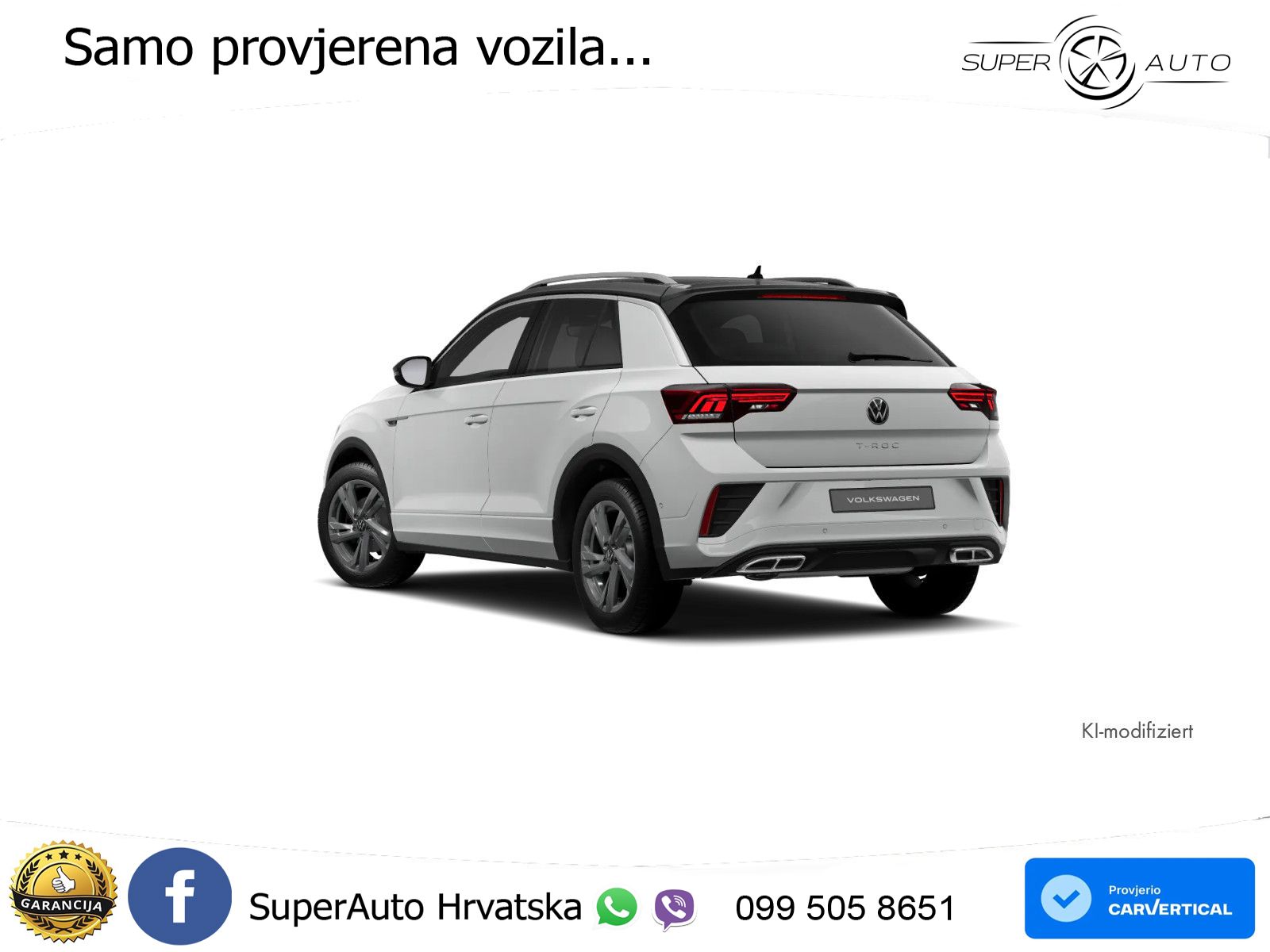 Volkswagen T-Roc 1.5 TSI (150 KS) R-Line LED+GR SJED+ACC