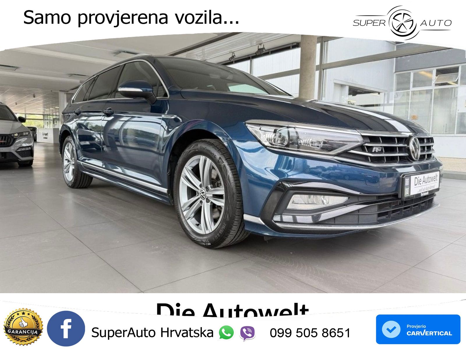 Volkswagen Passat Variant 2.0 TDI (150 KS) DSG R-Line MATRIX+GR SJED+KAM