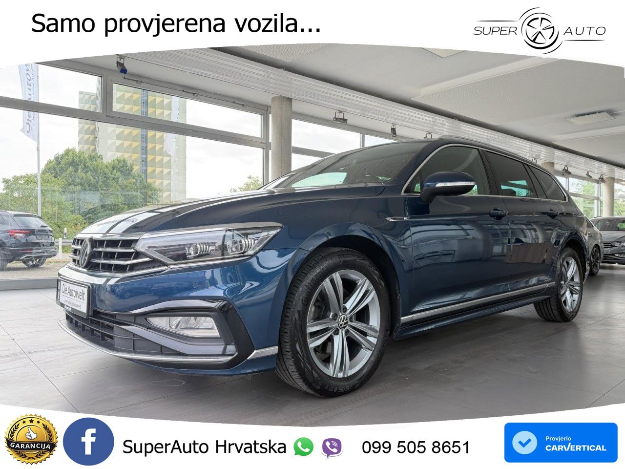 Volkswagen Passat Variant 2.0 TDI (150 KS) DSG R-Line MATRIX+GR SJED+KAM