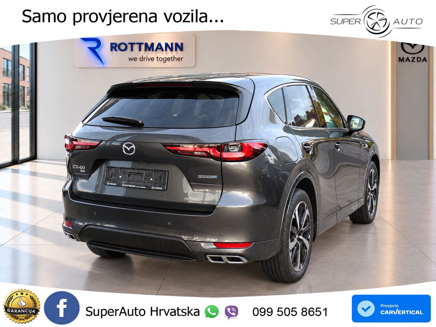 Mazda CX-60 2.5 e-Skyactiv (328 KS) AWD Automatic LED+GR SJED+ACC