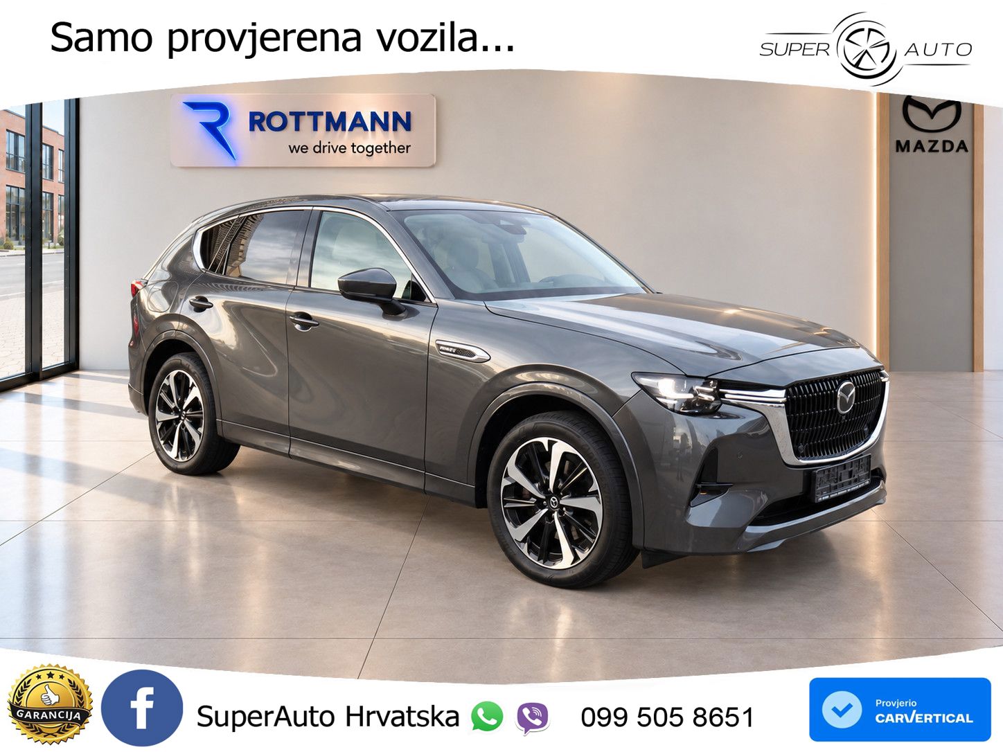 Mazda CX-60 2.5 e-Skyactiv (328 KS) AWD Automatic LED+GR SJED+ACC