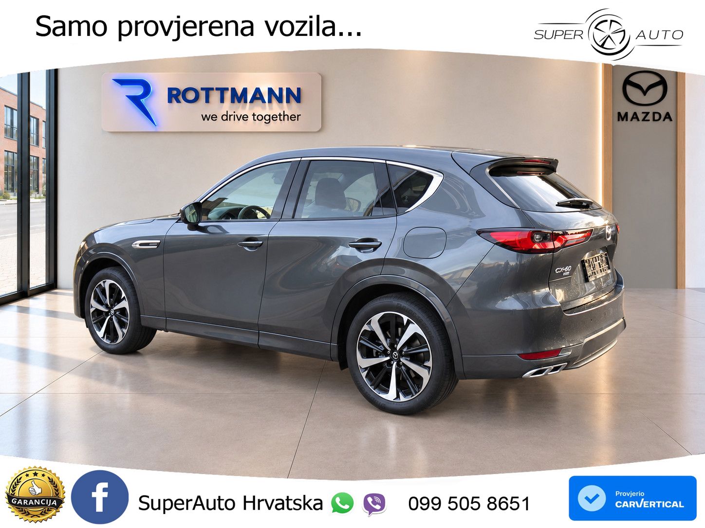 Mazda CX-60 2.5 e-Skyactiv (328 KS) AWD Automatic LED+GR SJED+ACC