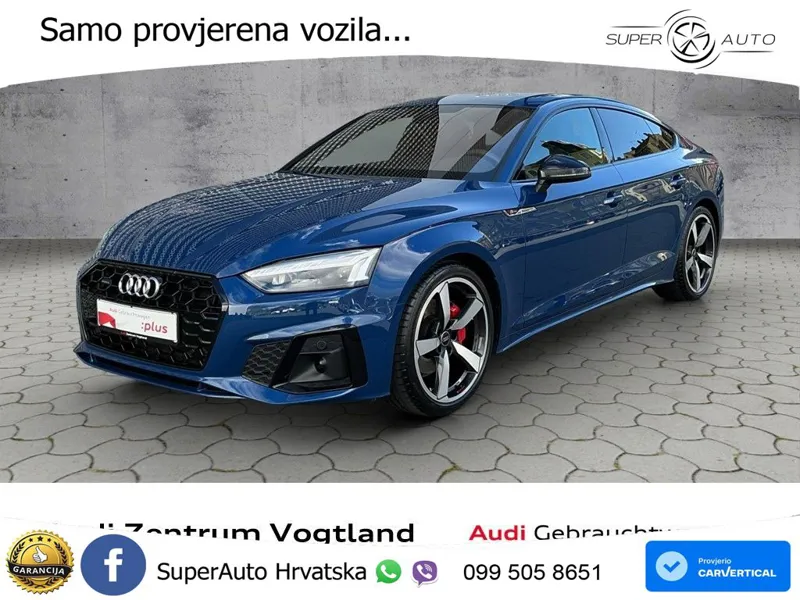 Audi A5 Sportback 40 TDI (204 KS) quattro S tronic S line MATRIX+GR SJED+KAM
