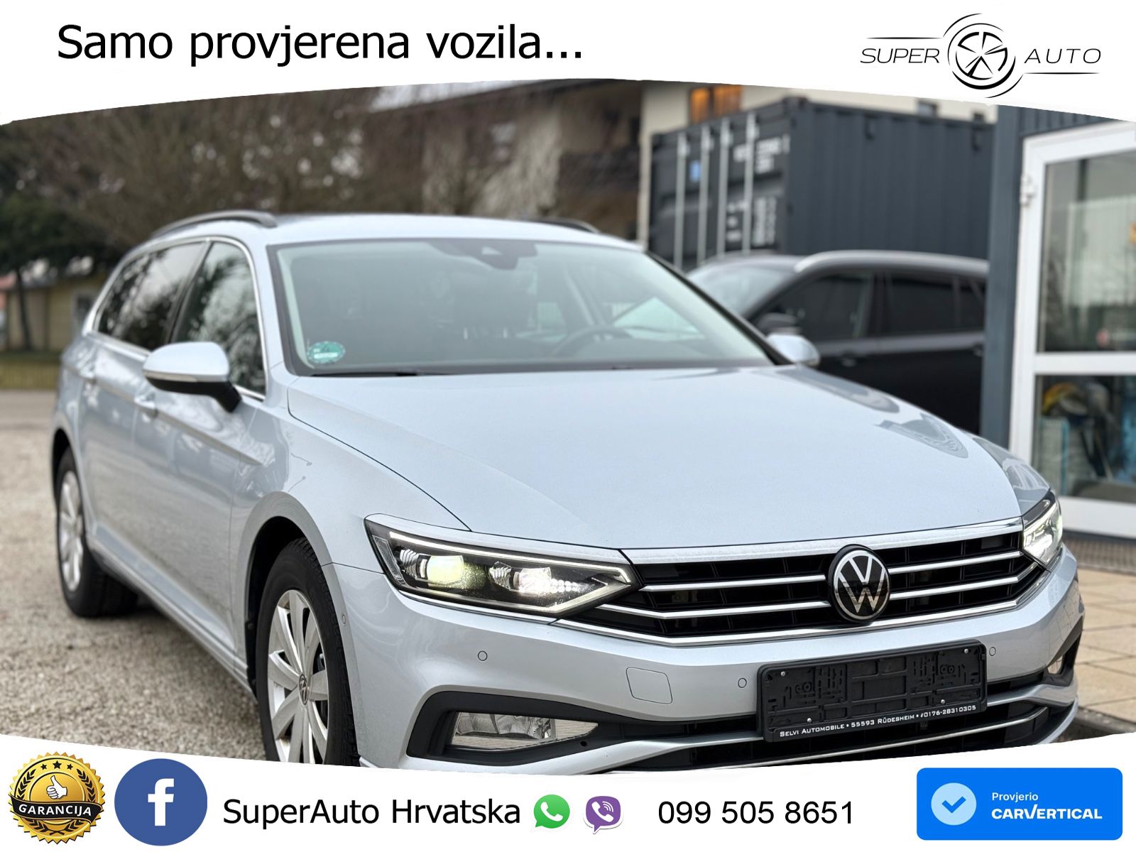 Volkswagen Passat Variant 2.0 TDI (150 KS) DSG Business MATRIX+GR SJED+KAM