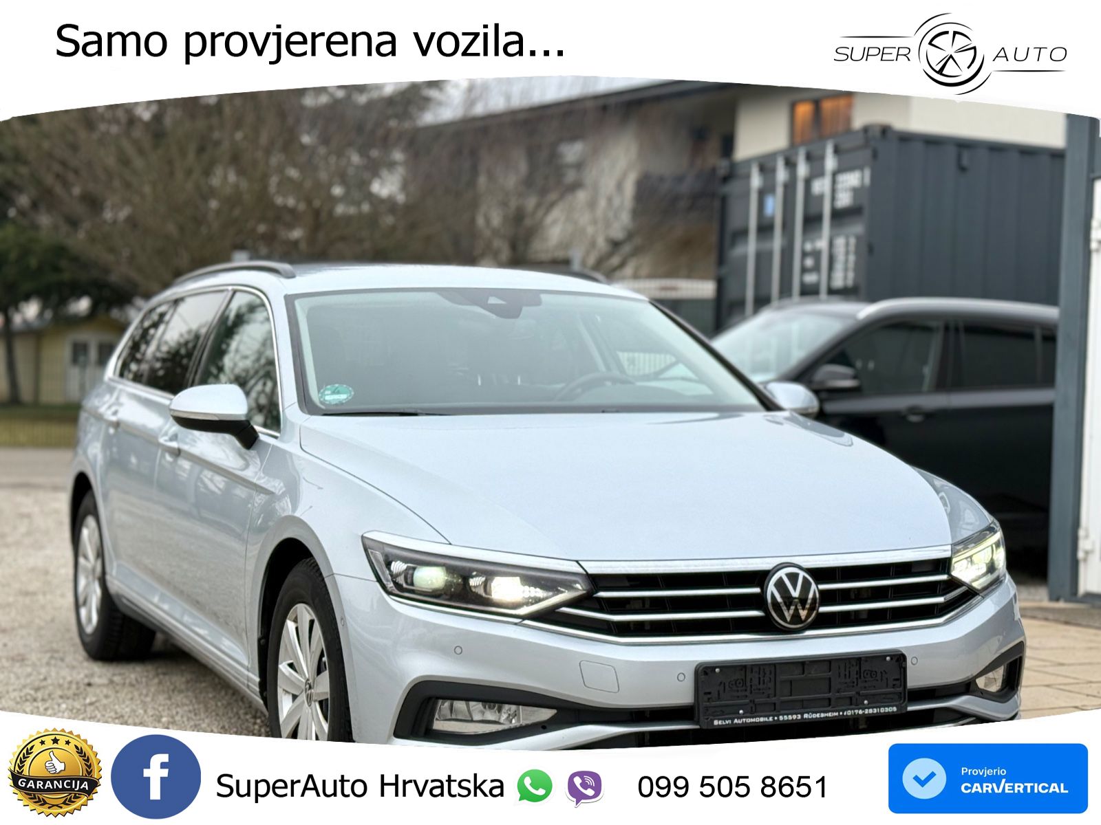 Volkswagen Passat Variant 2.0 TDI (150 KS) DSG Business MATRIX+GR SJED+KAM