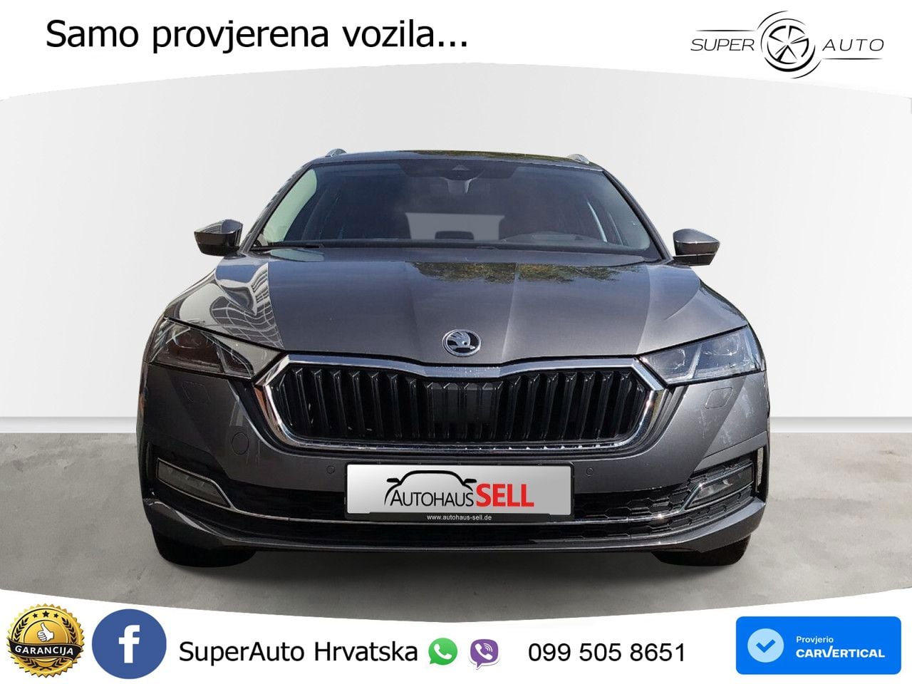 Škoda Octavia Combi 2.0 TDI (150 KS) DSG LED+GR SJED+ACC