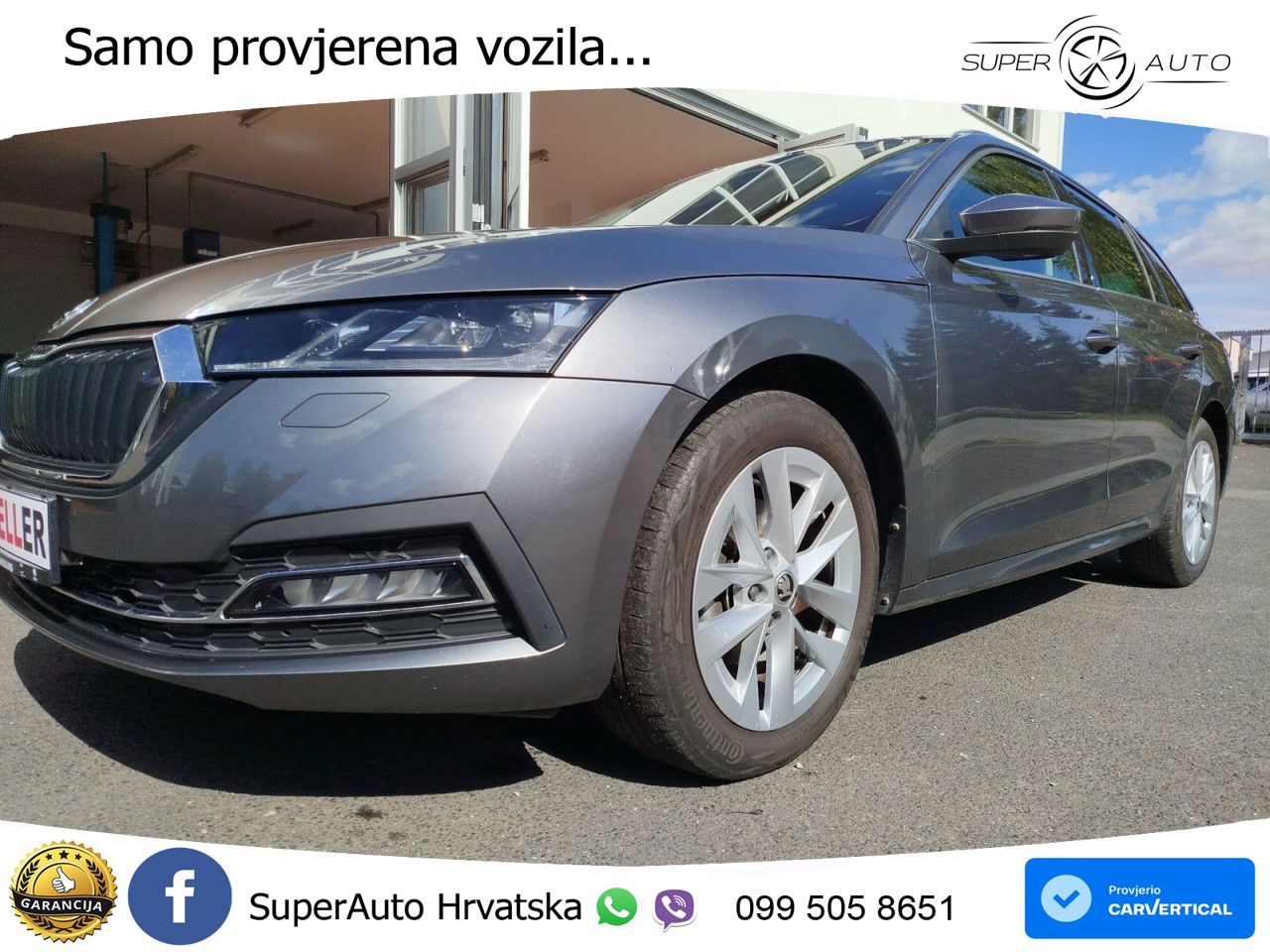 Škoda Octavia Combi 2.0 TDI (150 KS) DSG LED+GR SJED+ACC