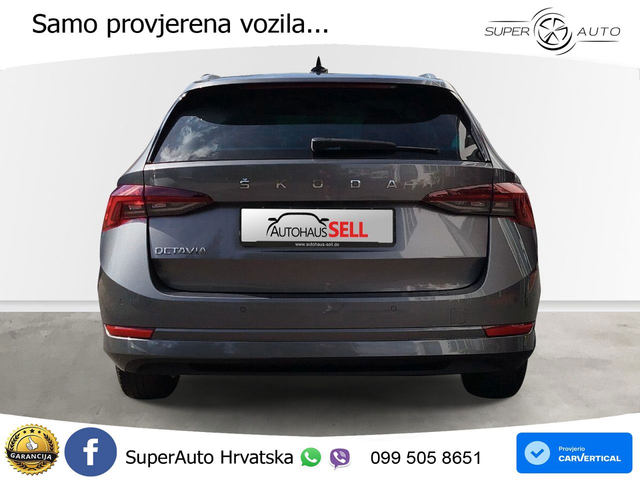 Škoda Octavia Combi 2.0 TDI (150 KS) DSG LED+GR SJED+ACC