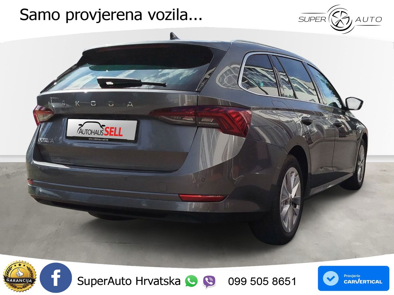Škoda Octavia Combi 2.0 TDI (150 KS) DSG LED+GR SJED+ACC