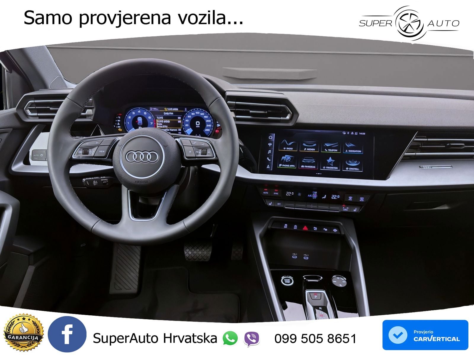 Audi A3 Sportback 30 TFSI (116 KS) Mild Hybrid S tronic LED+GR SJED+ACC