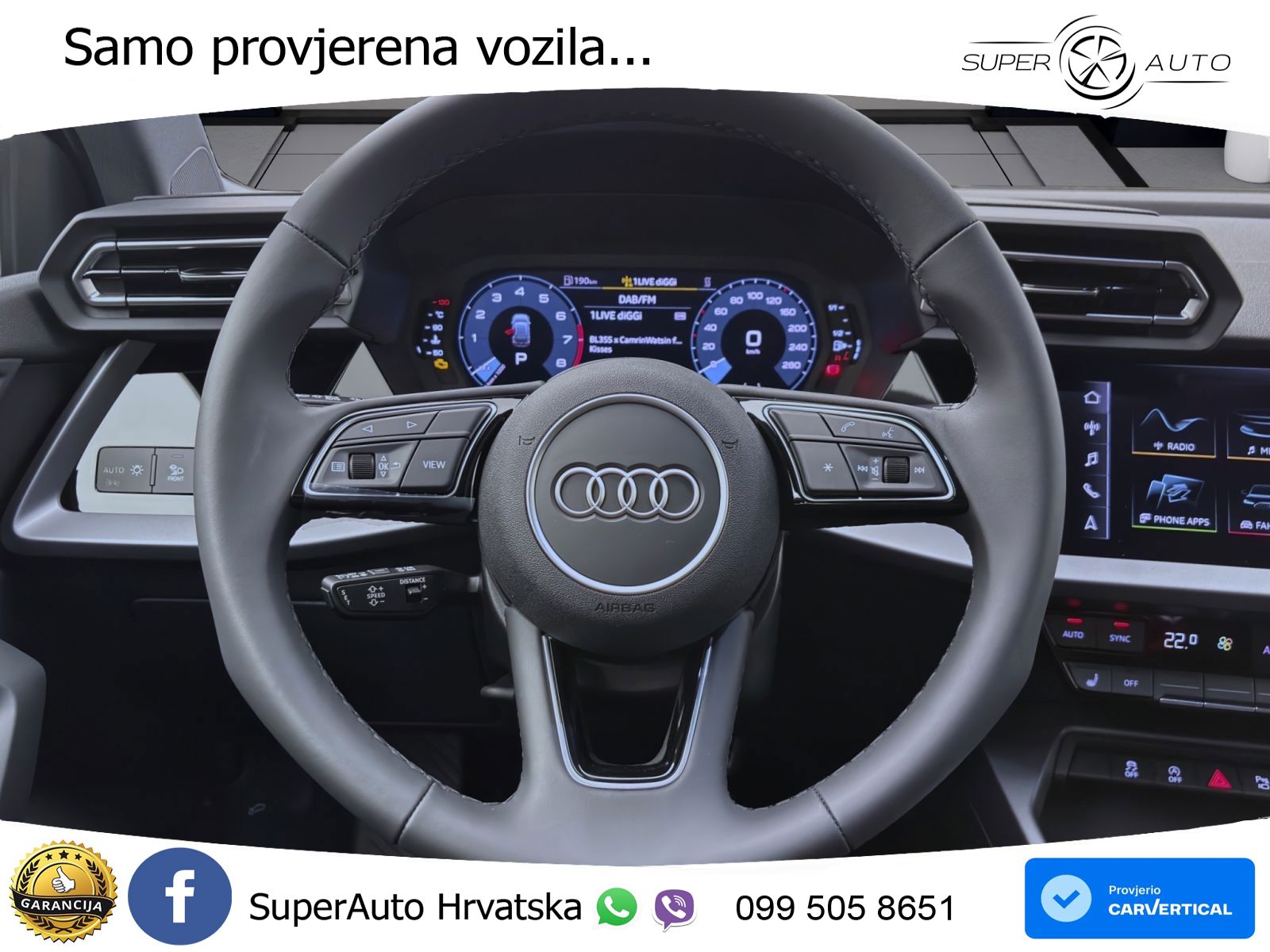 Audi A3 Sportback 30 TFSI (116 KS) Mild Hybrid S tronic LED+GR SJED+ACC