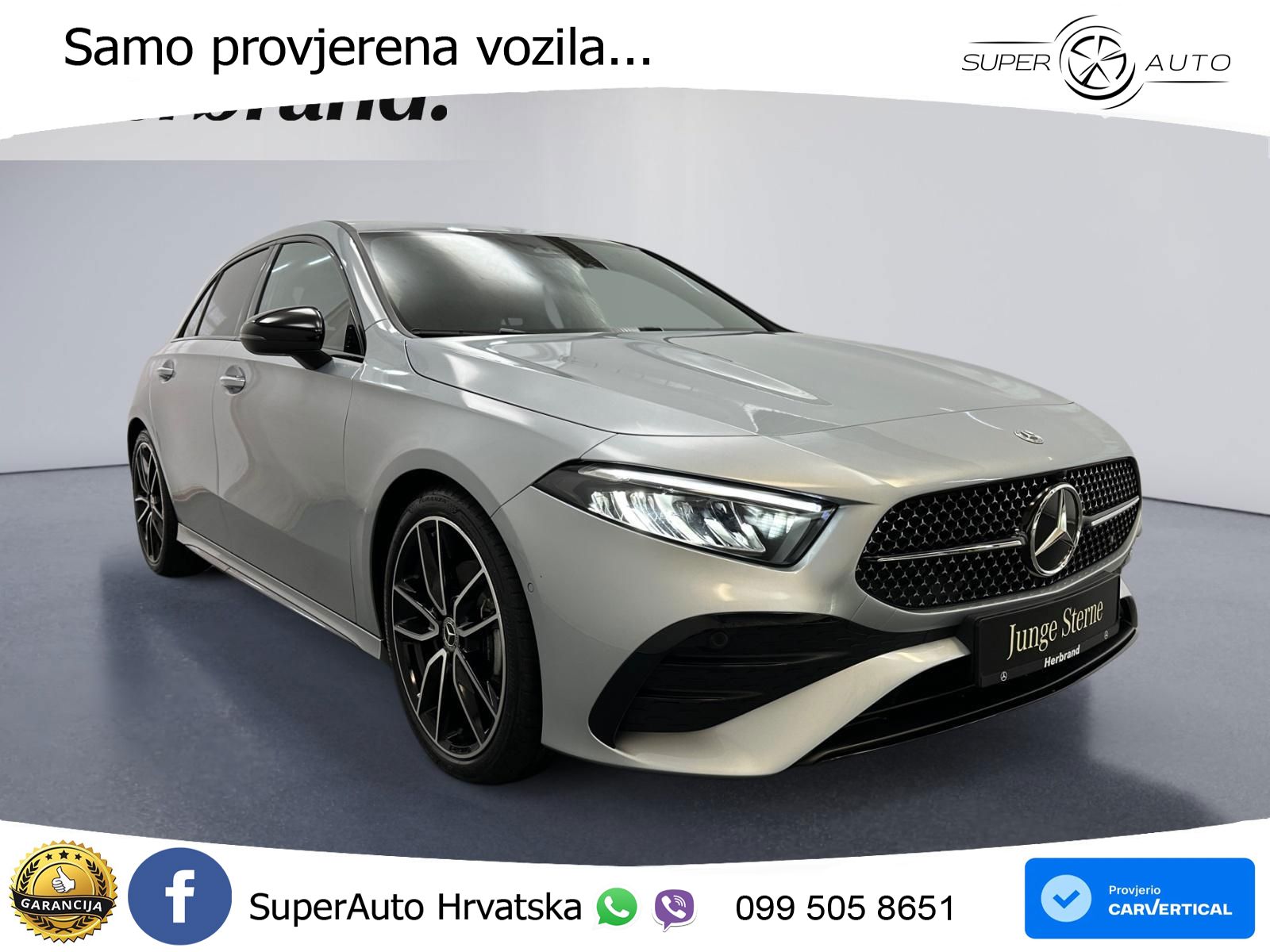 Mercedes-Benz A 200d 8G-DCT AMG LED+GR SJED+ACC