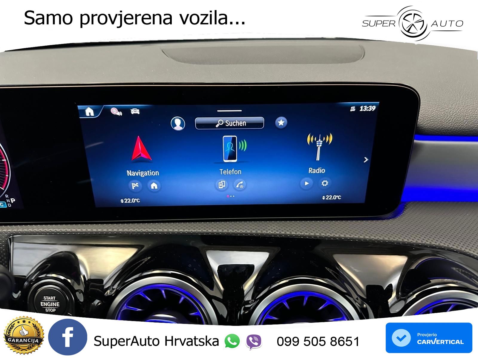 Mercedes-Benz A 200d 8G-DCT AMG LED+GR SJED+ACC