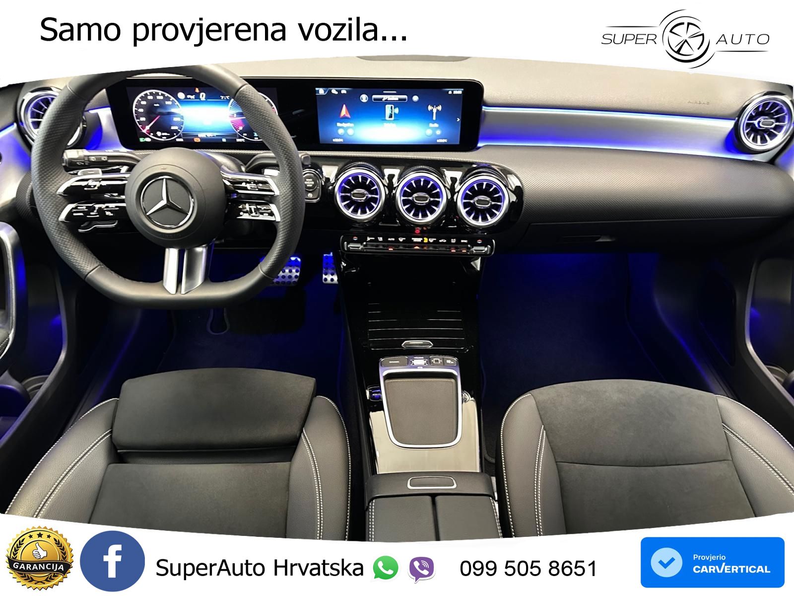 Mercedes-Benz A 200d 8G-DCT AMG LED+GR SJED+ACC
