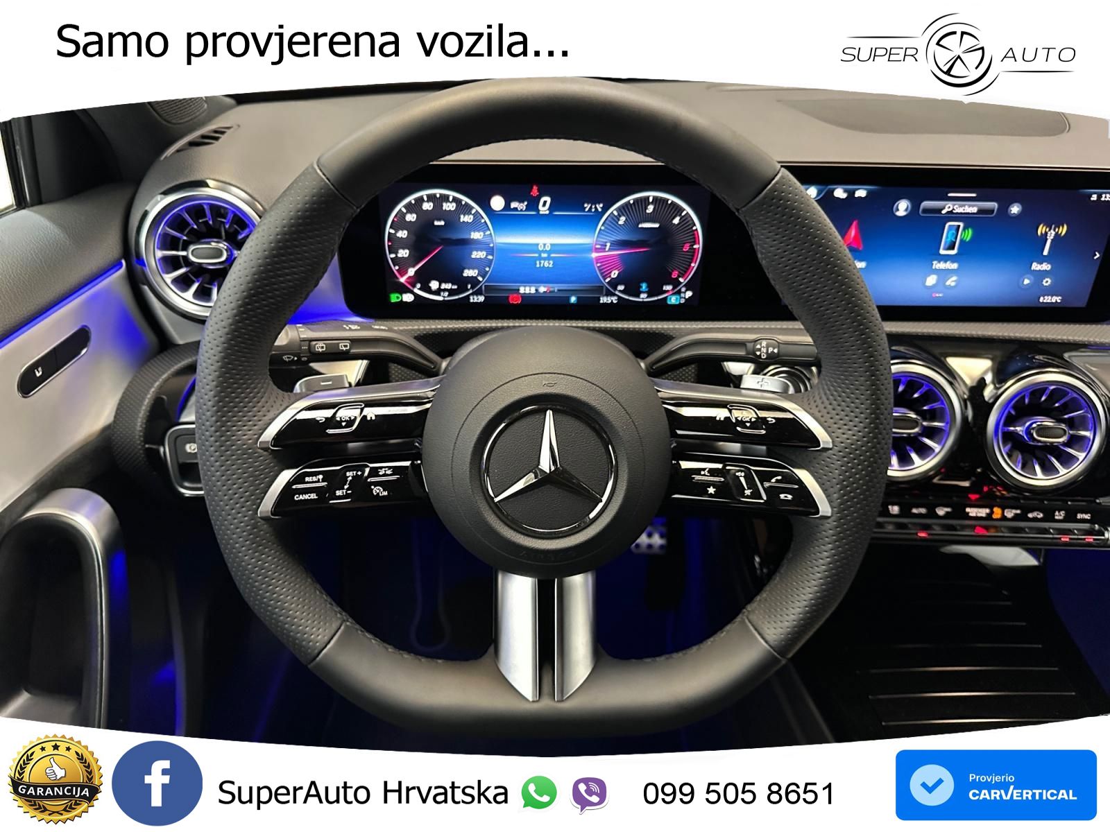 Mercedes-Benz A 200d 8G-DCT AMG LED+GR SJED+ACC