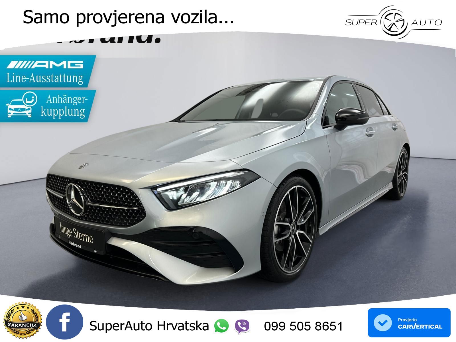 Mercedes-Benz A 200d 8G-DCT AMG LED+GR SJED+ACC