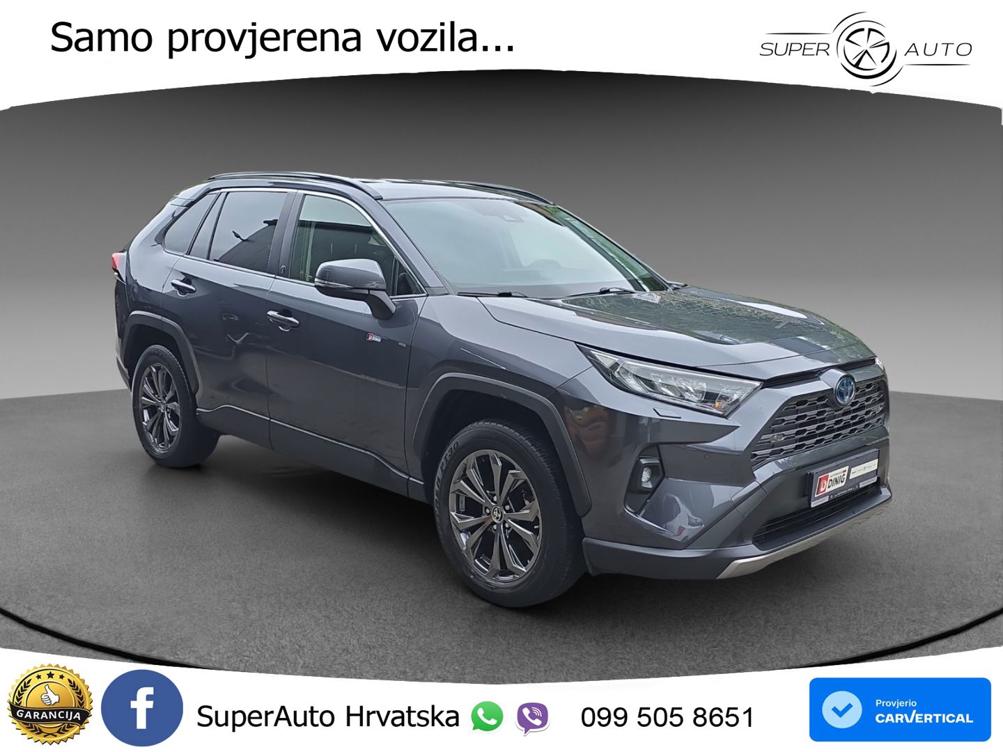 Toyota RAV4 2.5 (222 KS) Hybrid E-Four e-CVT LED+GR SJED+ACC