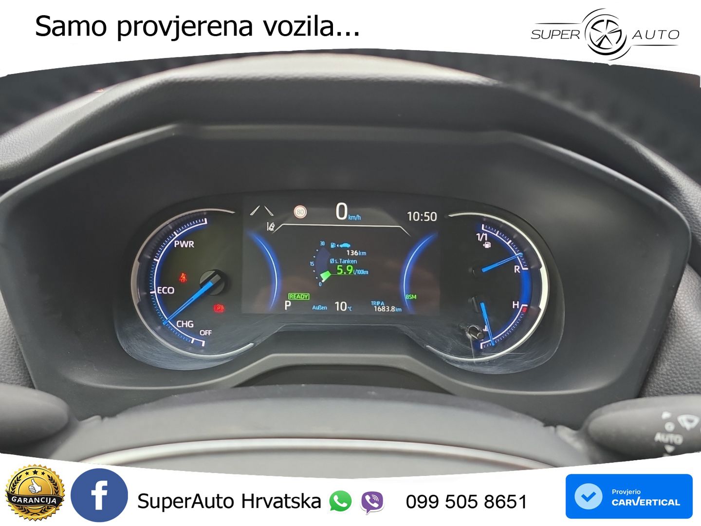 Toyota RAV4 2.5 (222 KS) Hybrid E-Four e-CVT LED+GR SJED+ACC